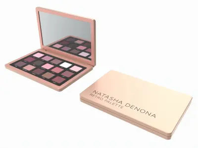 Eyeshadow Palette 15 Shadows Natasha Denona 3D model