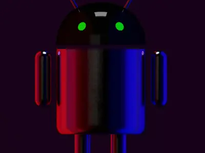 android model with eyes Free 3D model