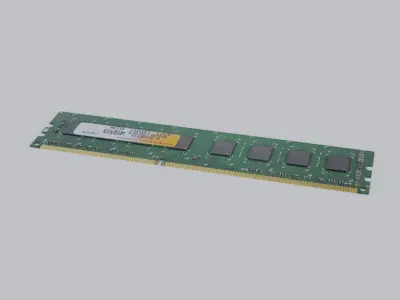 PC RAM Low-poly 3D model