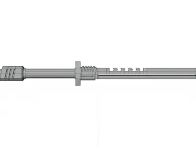 Sword light saber Free low-poly 3D model