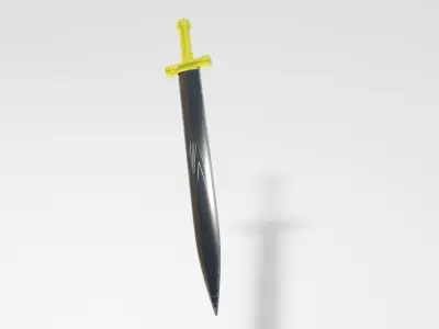 BM Sword Low-poly 3D model