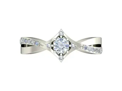 Wedding Ring  3D print model 150