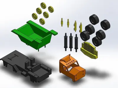 Toy truck 3D print model purchase