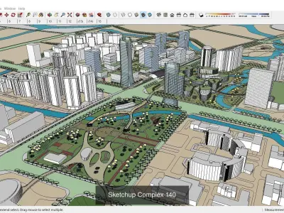 Collection 30 Sketchup Complex 3D Model Pack