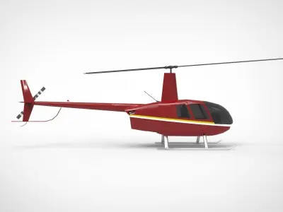Helicopter R66 Turbine 3D model