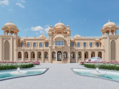 indian architecture 3D model purchase