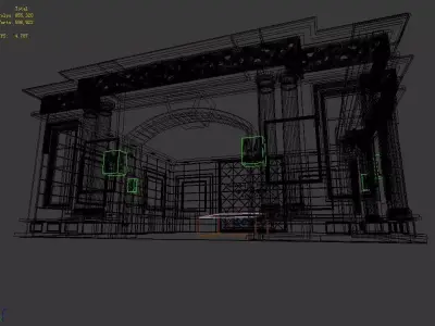 Exhibition - Area -10X9-3DMAX2012-047 3D model