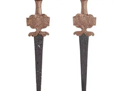 Snake Sword - Lowpoly Free low-poly 3D model