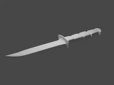 Kombat Knife Free 3D model purchase