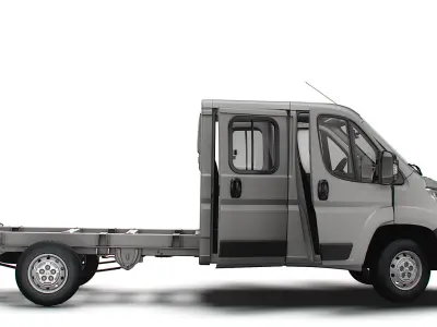 Citroen Jumper Chassis HQInterior CrewCab 3800WB 2023 3D model