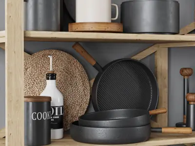 kitchen accesories045 3D model