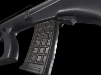 AUG A2 Rifle Low-poly 3D model