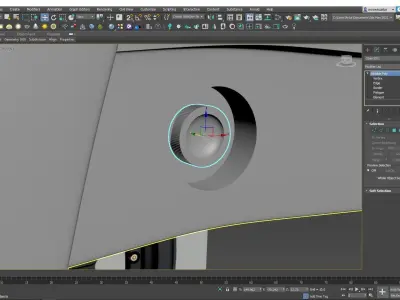 Rotiform rim 3D model