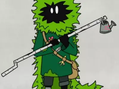 Grass man 3D model