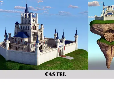 Castle 3D model 11