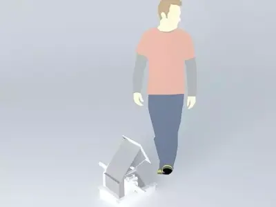 Water turbine crossflow  Free 3D model