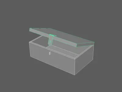 Rusty Metal Box Free low-poly 3D model