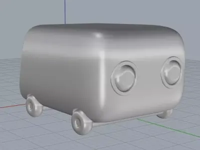 Delivery robot 3D model purchase