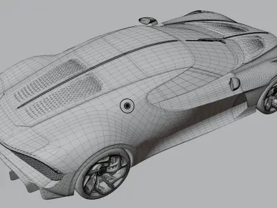Bugatti La Voiture Noire 3D model