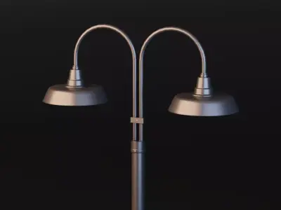 Street Lamp Free low-poly 3D model