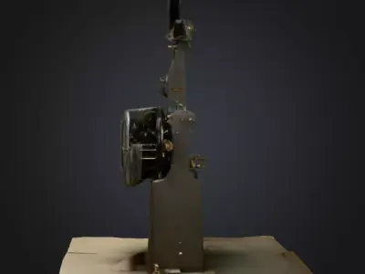 Industrial Midsaw Bandsaw 3D Model High Detail  Realistic 3D model