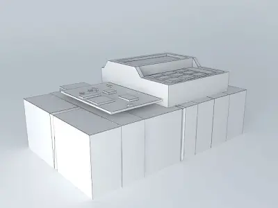 C4 bomb LowPoly Free 3D model