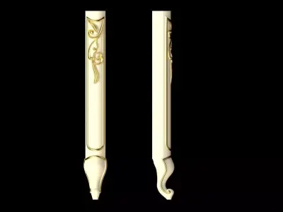 leg High quality 3d models for processing on a cnc machine 3D model 37