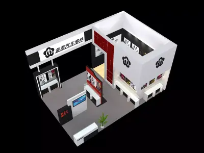 Exhibition - Area -6X9-3DMAX2009-019 3D model