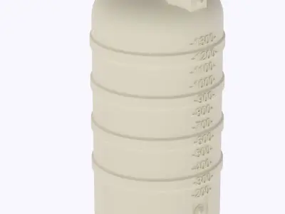 HO Water tank storage train model 3D print model