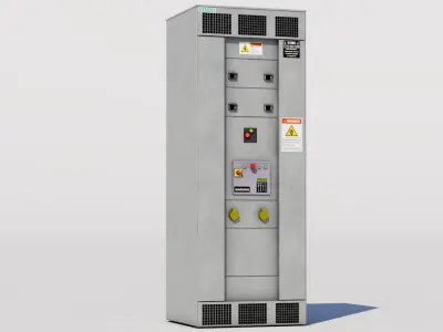 Electrical Box 10 Low-poly 3D model