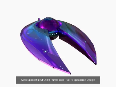 10 Alien Spaceship UFO I Collection - Sci Fi Spacecraft Design 3D Model Pack
