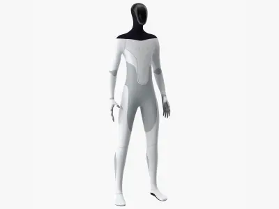 Tesla Bot Rigged for Maya 3D model