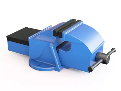 Bench vice 13 3D model