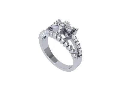 Wedding Ring  3D print model 423