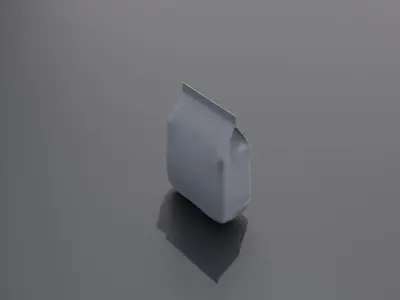 Food packaging item 02 Low-poly 3D model