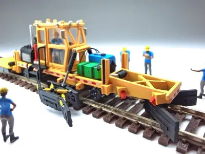 N Scale Ballast Regulator MOW 3D print model