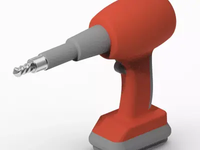 Cordless Power Drill 3D print model