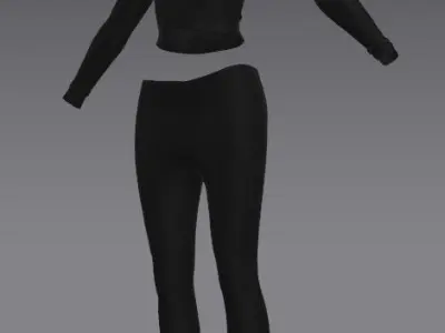 Woman Clothing 395 Low-poly 3D model
