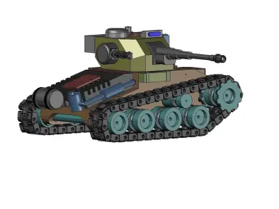 TANK MODEL J14 3D print model