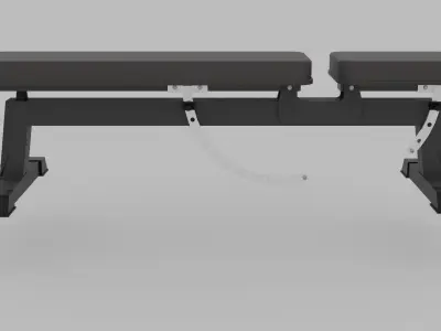 Adjustable Weight Bench 3D model purchase