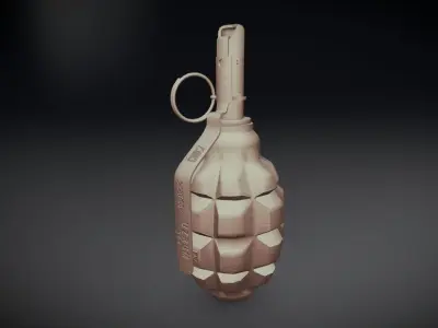 F1 Grenade Low-poly 3D model order