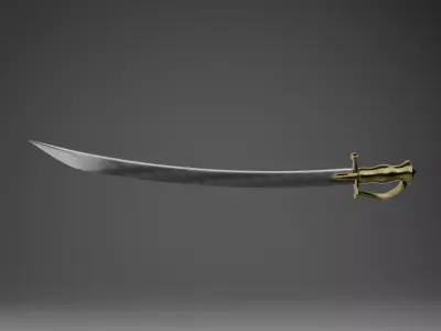Ancient Indian Sword 3d model 3D model