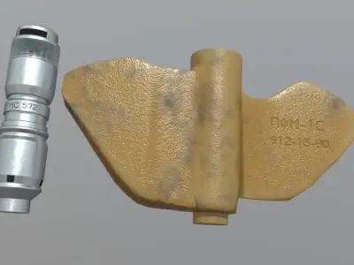 PFM1 low poly Low-poly 3D model