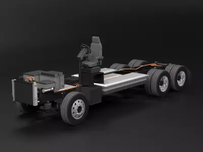 EV Truck Chassis 3D model