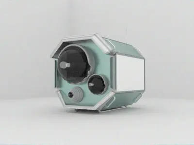 Sci Fi Ship Robot 3D model