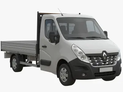Renault Master 2015 Flatbed FWD L2H1 3D model