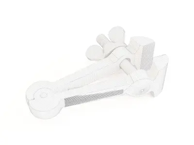 Hand vise 3D model purchase