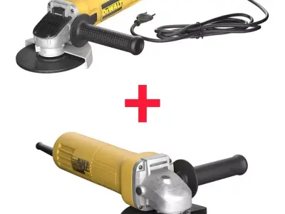 2x model  Angle grinder DeWalt 3D Model Pack