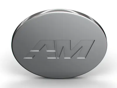American Muscle logo 3D model