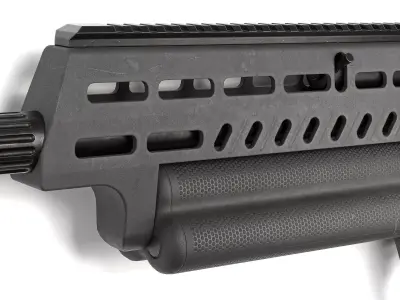 Tavor TS12B Low-poly 3D model